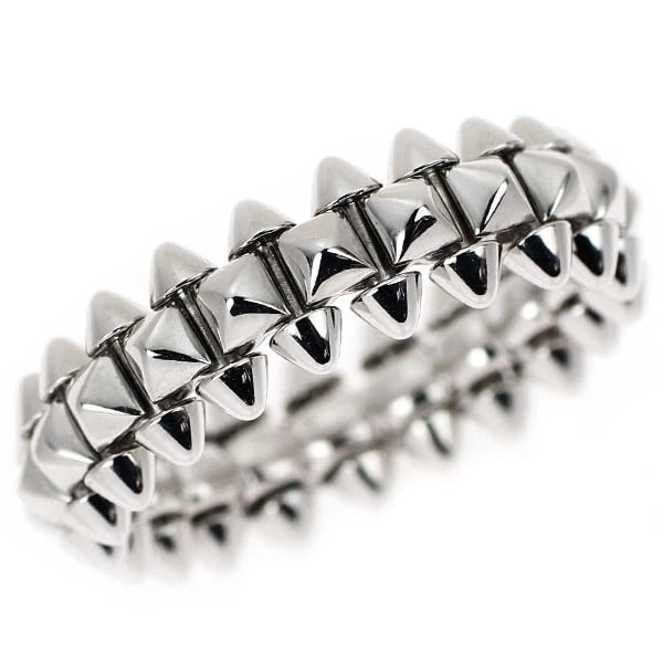 CARTIER K18WG RING CRASH DE CARTIER SM: Cartier K18WG Ring Crash de Cartier SM Brand: Cartier Type/Style: Ring Material: K18WG, Color: WG Size: 5.25 US Accessories: None Accessories Notice: When purchasing pre-owned goods, pleas