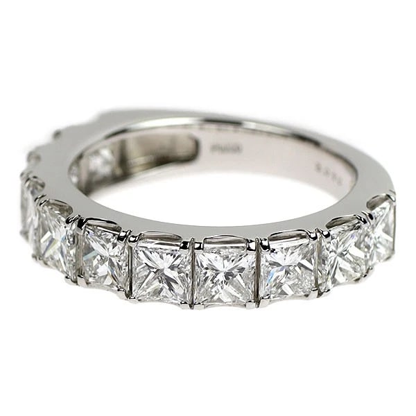 PT950 PRINCESS CUT DIAMOND RING - 2