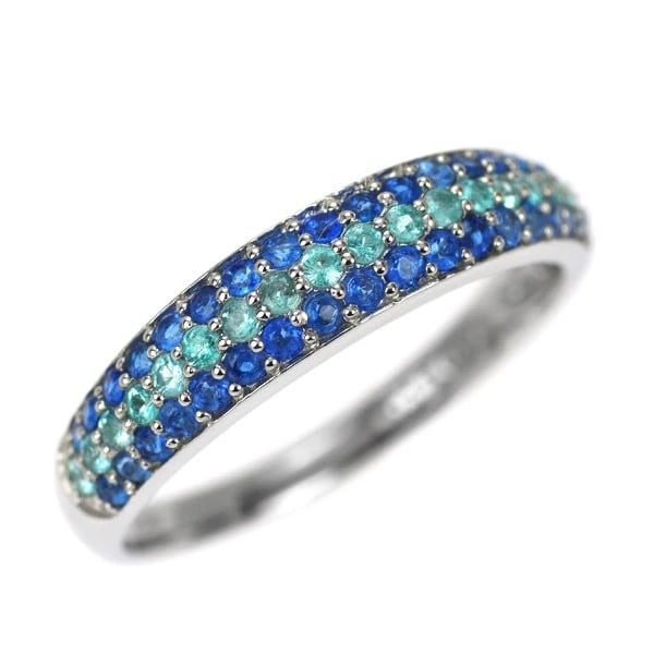 PT900 AUI NIGHT PARAIBA TOURMALINE RING: Pt900 Aui Night Paraiba Tourmaline Ring Brand: None Type/Style: Ring Material: Pt900, Color: Pt Size: 6 US Accessories: None Accessories Notice: When purchasing pre-owned goods, please refer to the