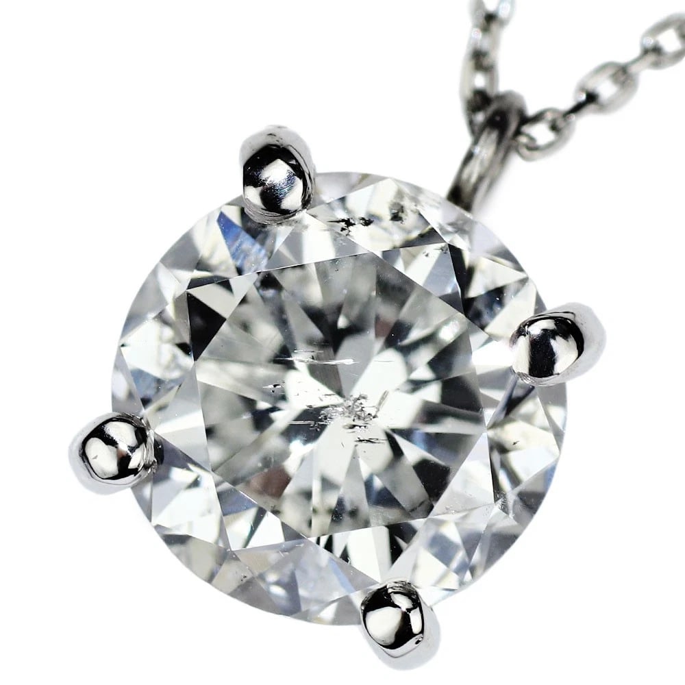 PT950/ PT850 LDH DIAMOND PENDANT NECKLACE: Pt950/ Pt850 LDH Diamond Pendant Necklace Brand: None Type/Style: pendant necklace Material: Pt950/Pt850, Main Stone Natural Color: Pt Size: Chain Length 40 Accessories: None Accessories Notice: When