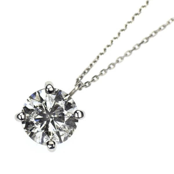 PT950/ PT850 DIAMOND PENDANT NECKLACE: Pt950/ Pt850 Diamond Pendant Necklace Brand: None Type/Style: pendant necklace Material: Pt950/Pt850, Main Stone Natural Color: Pt Size: Chain Length 40 Accessories: None Accessories Notice: When