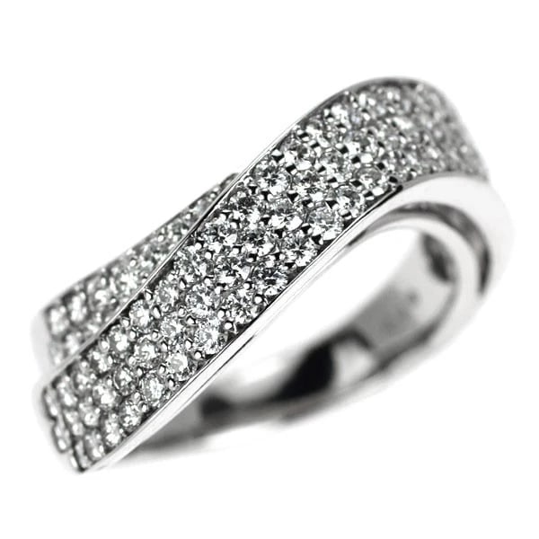 VERITE K18WG H&C DIAMOND RING: Verite K18WG H&C Diamond Ring Brand: None Type/Style: Ring Material: K18WG, Main Stone Natural Color: WG Size: Accessories: None Accessories Notice: When purchasing pre-owned goods, please