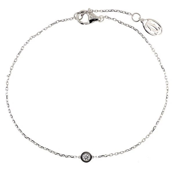CARTIER K18WG D'AMOUR XS DIAMOND BRACELET: Cartier K18WG D'Amour XS diamond bracelet Brand: Cartier Type/Style: bracelets Material: K18WG, Main Stone Natural Color: WG Size: Accessories: None Accessories Notice: When purchasing pre-owned