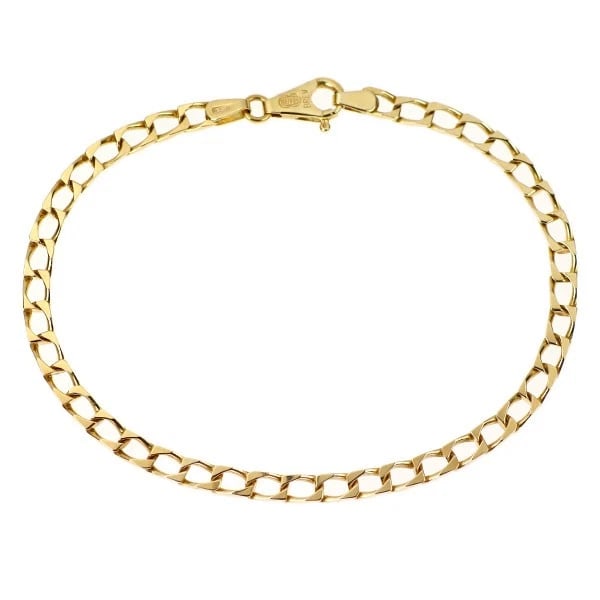 K18YG BRACELET: K18YG bracelet Brand: None Type/Style: bracelets Material: K18YG, Color: YG Size: 6.75 - 7 US Accessories: None Accessories Notice: When purchasing pre-owned goods, please refer to the pho