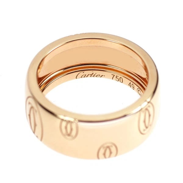CARTIER K18PG RING - 2
