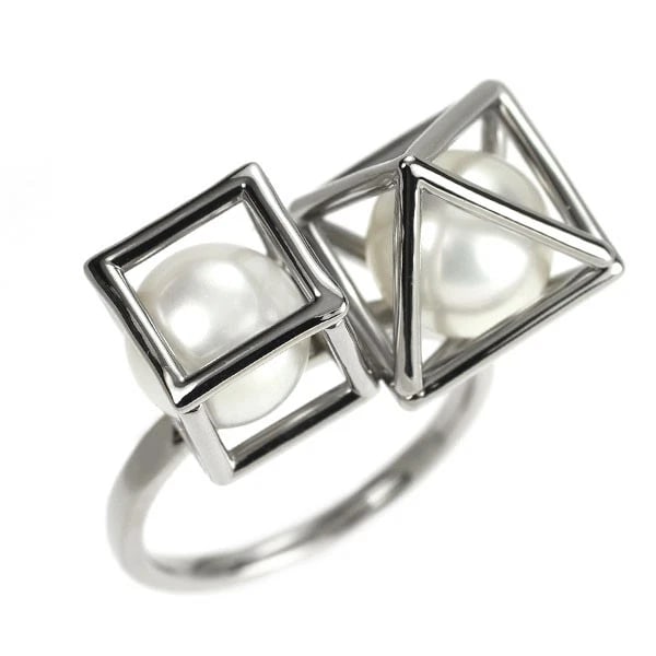 K18WG WHITE PEARL RING: K18WG white pearl ring Brand: None Type/Style: Ring Material: K18WG, Main Stone Pearl Color: WG Size: 5.25 US Accessories: None Accessories Notice: When purchasing pre-owned goods, please refer to