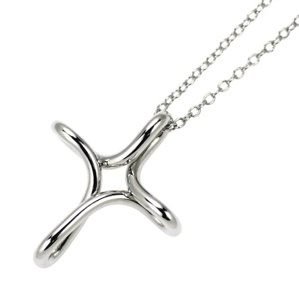 TIFFANY PT950 PENDANT NECKLACE: Tiffany Pt950 Pendant Necklace Brand: Tiffany Type/Style: pendant necklace Material: Pt950, Color: Pt Size: Chain Length 44.5 Accessories: None Accessories Notice: When purchasing pre-owned goods,