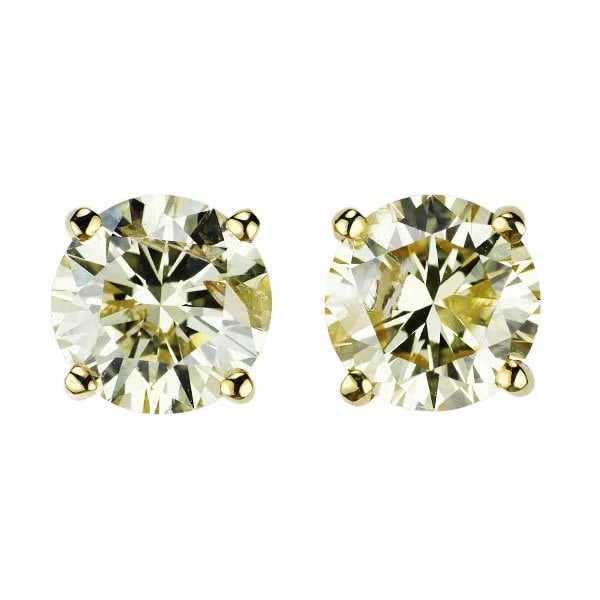 K18YG DIAMOND EARRINGS: K18YG Diamond Earrings Brand: None Type/Style: piercing Material: K18YG, Main Stone Natural Color: YG Size: Length/Width/Diameter 6.6 Accessories: None Accessories Notice: When purchasing