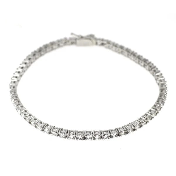 PT850 DIAMOND TENNIS BRACELET: Pt850 diamond tennis bracelet Brand: None Type/Style: bracelets Material: Pt850, Main Stone Natural Color: None Size: Chain Length 18 cm Accessories: None Accessories Notice: When purchasing