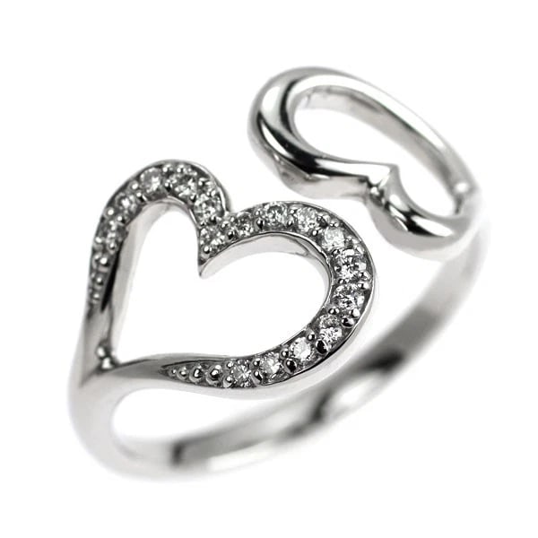 PT900 DIAMOND RING HEART: Pt900 diamond ring heart Brand: None Type/Style: Ring Material: Pt900, Main Stone Natural Color: None Size: 4.75 - 5 US Accessories: None Accessories Notice: When purchasing pre-owned goods, please
