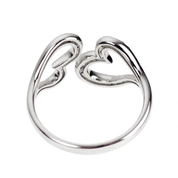 PT900 DIAMOND RING HEART - 2