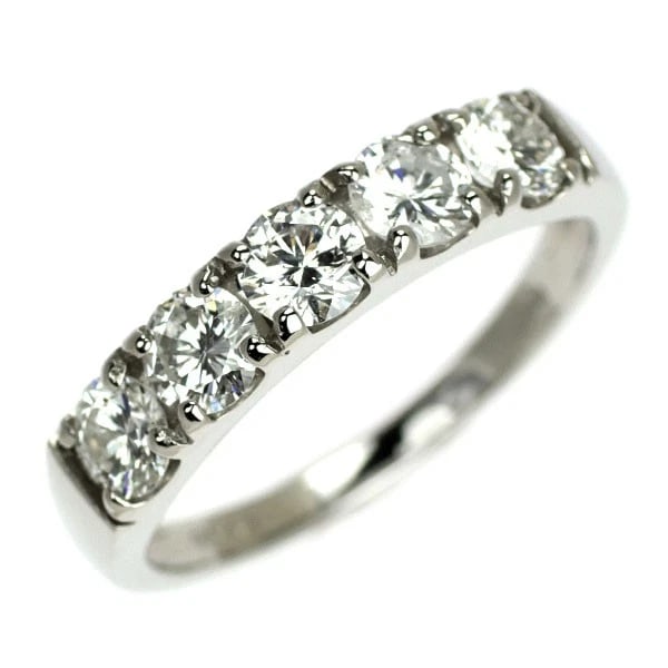 PT950 DIAMOND RING: Pt950 diamond ring Brand: None Type/Style: Ring Material: Pt950, Main Stone Natural Color: Pt Size: 6 US Accessories: None Accessories Notice: When purchasing pre-owned goods, please refer to the
