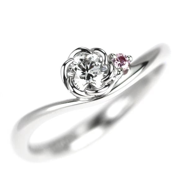 TRECENTE PT900 DIAMOND NATURAL PINK DIAMOND RING: Trecente Pt900 Diamond Natural Pink Diamond Ring Brand: None Type/Style: Ring Material: Pt900, Main Stone Natural Color: Pt Size: 4 US Accessories: None Accessories Notice: When purchasing pre-owned