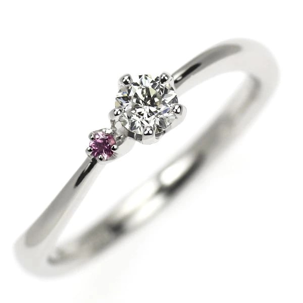 PT950 DIAMOND PINK SAPPHIRE RING: Pt950 Diamond Pink Sapphire Ring Brand: None Type/Style: Ring Material: Pt950, Color: Pt Size: 4.5 US Accessories: None Accessories Notice: When purchasing pre-owned goods, please refer to the photos