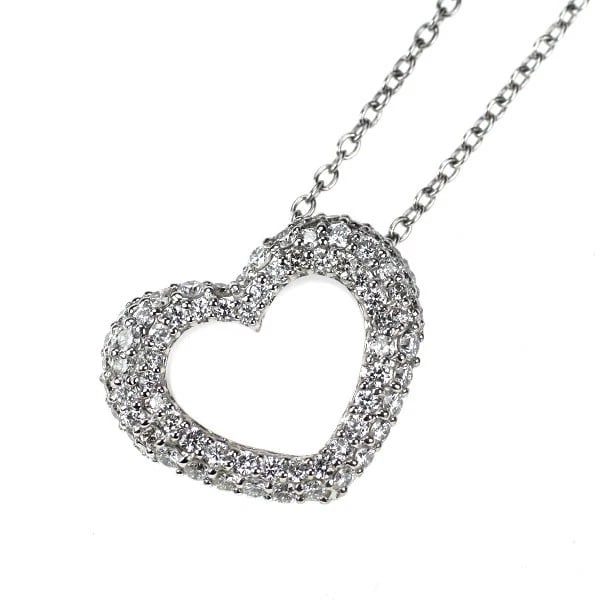 PONTE VECCHIO K18WG DIAMOND PENDANT NECKLACE: Ponte Vecchio K18WG Diamond Pendant Necklace Brand: Pontevecchio Type/Style: pendant necklace Material: K18WG, Main Stone Natural Color: WG Size: Chain Length 40.5 Accessories: None Accessories