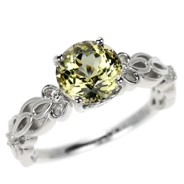 PT950 CORNELL PIN DIAMOND RING (1 of 2)