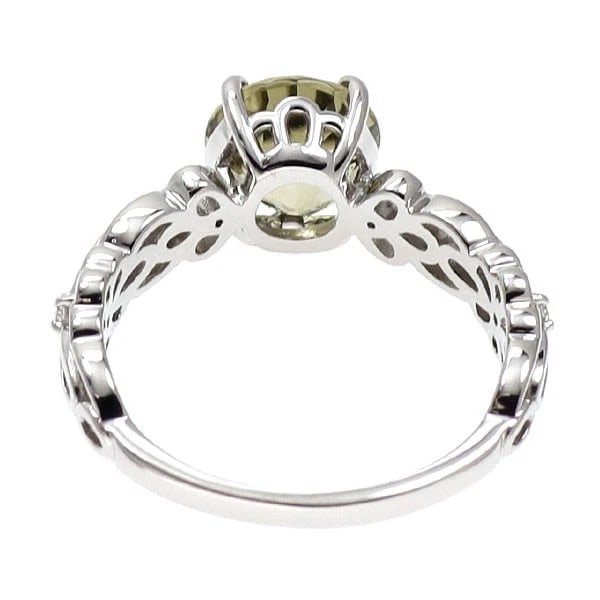 PT950 CORNELL PIN DIAMOND RING - 2