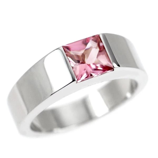 CARTIER K18WG PINK TOURMALINE RING: Cartier K18WG pink tourmaline ring Brand: Cartier Type/Style: Ring Material: K18WG, Main Stone pink tourmaline\Natural Color: WG Size: 6 US Accessories: None Accessories Notice: When purchasing