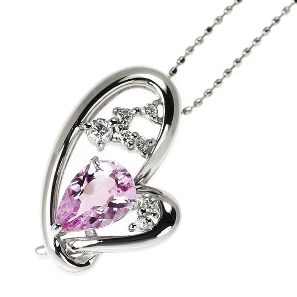 PT900/ PT850 IMPERIAL TOPAZ DIAMOND PENDANT NECKLACE: Pt900/ Pt850 Imperial Topaz Diamond Pendant Necklace Brand: None Type/Style: pendant necklace Material: Pt900/ Pt850, Main Stone Imperial Topaz\Natural Color: None Size: Chain Length45.5 Accessori