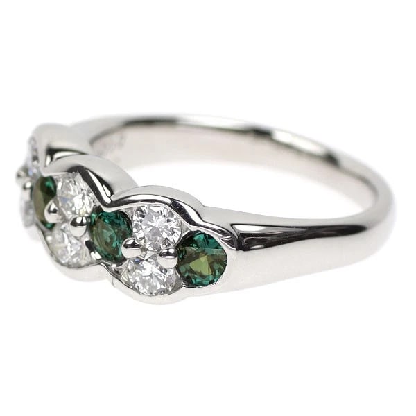 PT900 ALEXANDRITE DIAMOND RING - 2
