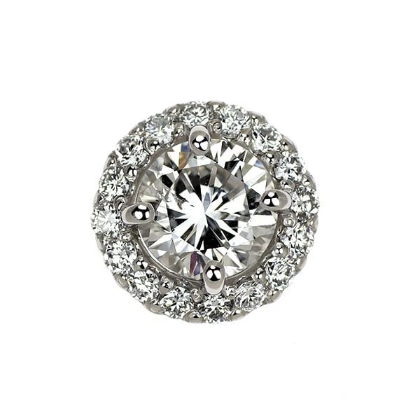 PT950 DIAMOND PENDANT TOP: Pt950 Diamond Pendant Top Brand: None Type/Style: pendant top Material: Pt950, Main Stone Natural Color: Pt Size: Length/Width/Diameter 10.8 Accessories: None Accessories Notice: When purchasing