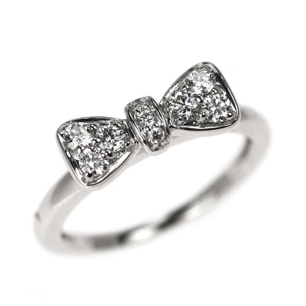 PONTE VECCHIO K18WG DIAMOND RING: Ponte Vecchio K18WG Diamond Ring Brand: Pontevecchio Type/Style: Ring Material: K18WG, Main Stone Natural Color: WG Size: 1.75 US Accessories: None Accessories Notice: When purchasing pre-owned
