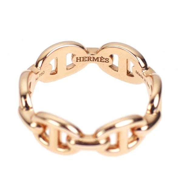 HERMES K18PG RING - 2
