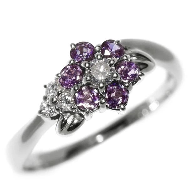 PT900 ALEXANDRITE DIAMOND RING: Pt900 Alexandrite Diamond Ring Brand: None Type/Style: Ring Material: Pt900, Main Stone Natural/Alexandrite Color: None Size: 6 US Accessories: None Accessories Notice: When purchasing pre-owned