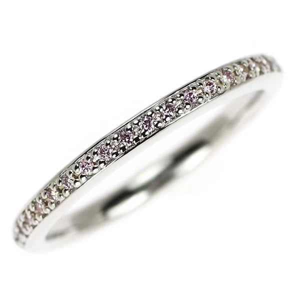 PT950 NATURAL PINK DIAMOND RING: Pt950 Natural Pink Diamond Ring Brand: None Type/Style: Ring Material: PT900, Main Stone Natural Color: Pt Size: Accessories: None Accessories Notice: When purchasing pre-owned goods, please refer to