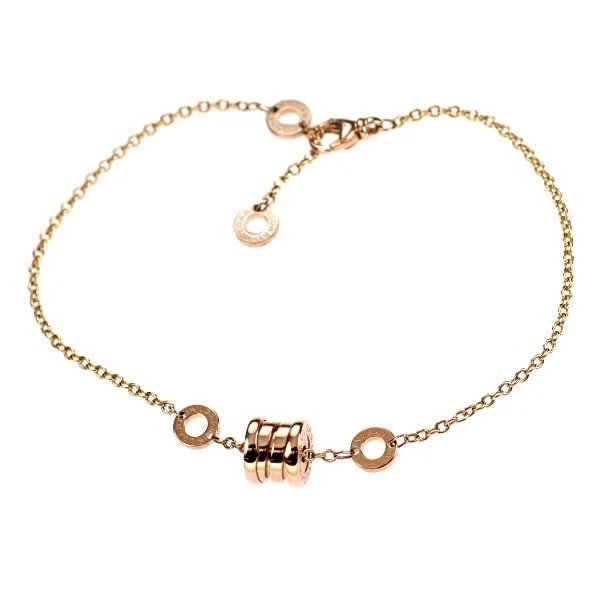 BVLGARI K18PG BRACELET B.ZERO1 ELEMENT: Bvlgari K18PG bracelet B.ZERO1 element Brand: Bvlgari Type/Style: bracelets Material: K18PG, Color: PG Size: 7.75 - 8 US Accessories: None Accessories Notice: When purchasing pre-owned goods, please