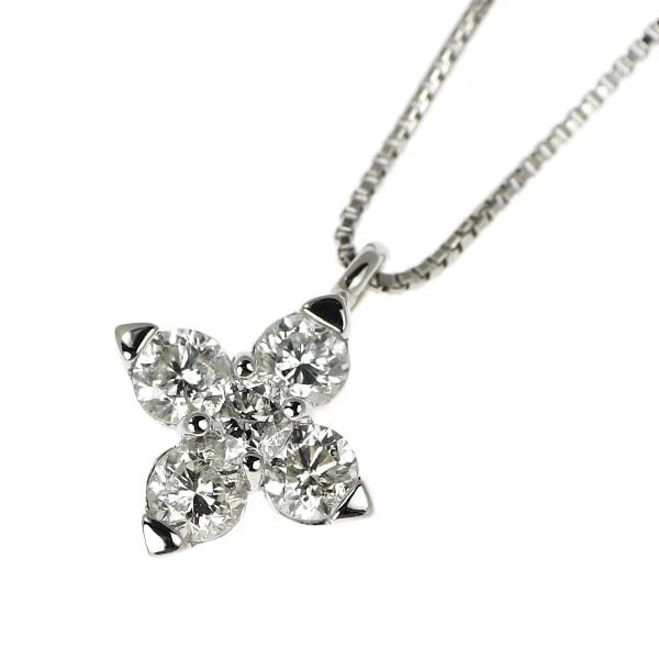 PT900/ PT850 DIAMOND PENDANT NECKLACE: Pt900/ Pt850 Diamond Pendant Necklace Brand: None Type/Style: pendant necklace Material: Pt900, Main Stone Natural Color: None Size: Chain Length 40 Accessories: None Accessories Notice: When