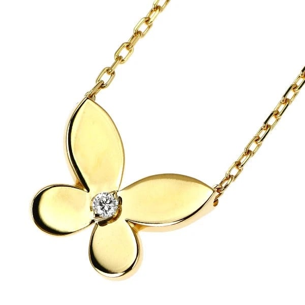 K18YG DIAMOND PENDANT NECKLACE: K18YG Diamond Pendant Necklace Brand: graphs Type/Style: pendant necklace Material: K18YG, Main Stone Natural Color: YG Size: Chain Length 47 Accessories: None Accessories Notice: When purchasing