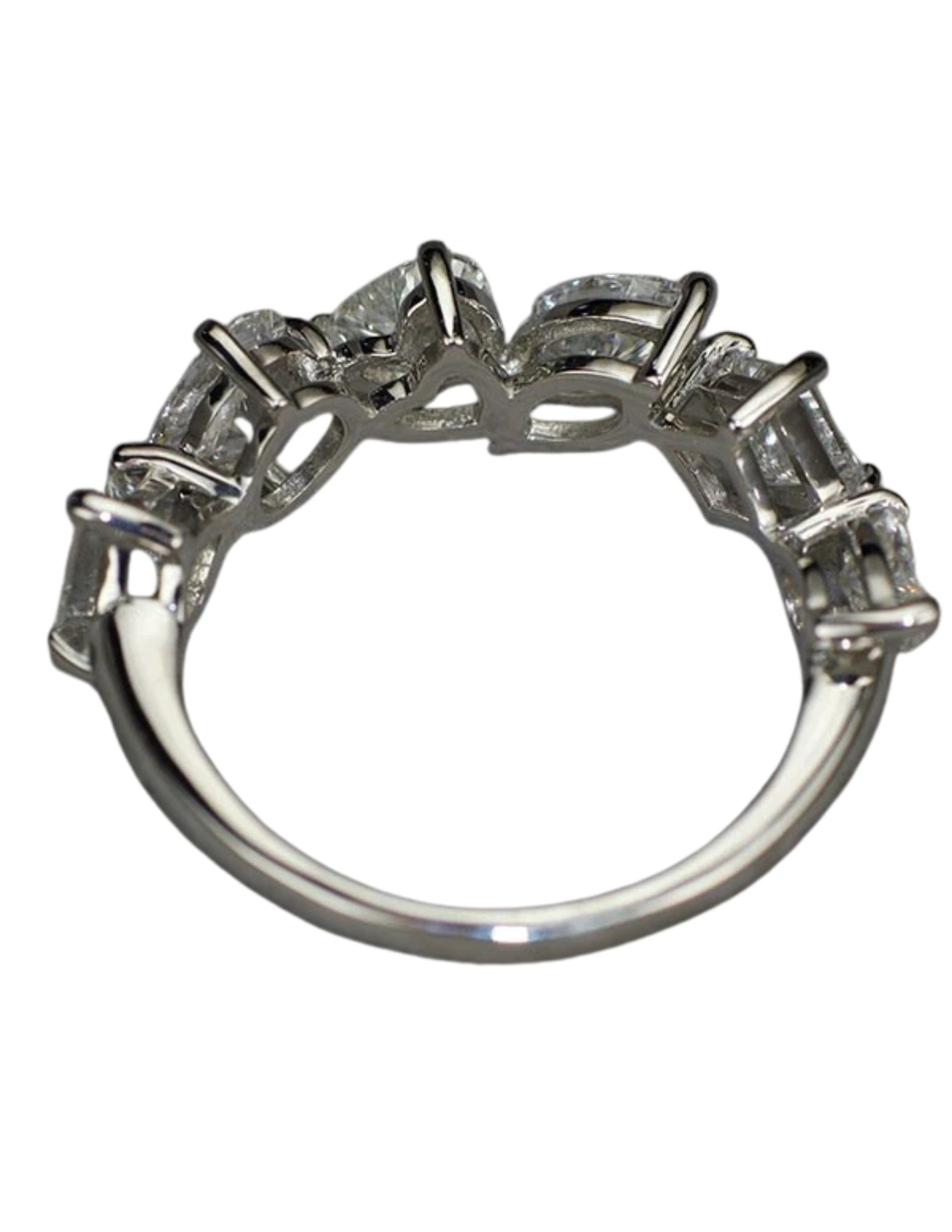 PT950 ALL STONE GRADE MULTI SHAPE DIAMOND RING - 3