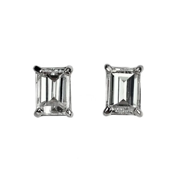 PT900 BUCKET CUT DIAMOND EARRINGS: Pt900 Bucket Cut Diamond Earrings Brand: None Type/Style: piercing Material: Pt900, Main Stone Natural Color: Pt Size: Length/Width/Diameter 4.8 Accessories: None Accessories Notice: When purchasing
