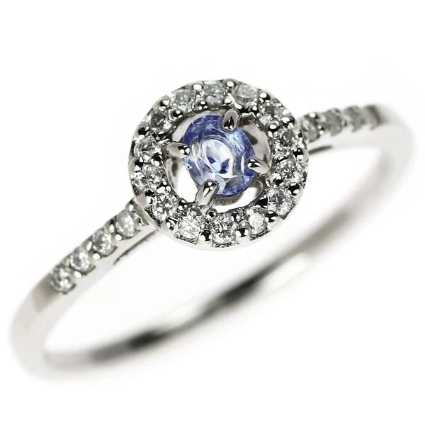 PT900 BENITOITE DIAMOND RING: Pt900 benitoite diamond ring Brand: None Type/Style: Ring Material: Pt900, Main Stone Natural Color: None Size: 6 US Accessories: None Accessories Notice: When purchasing pre-owned goods, please