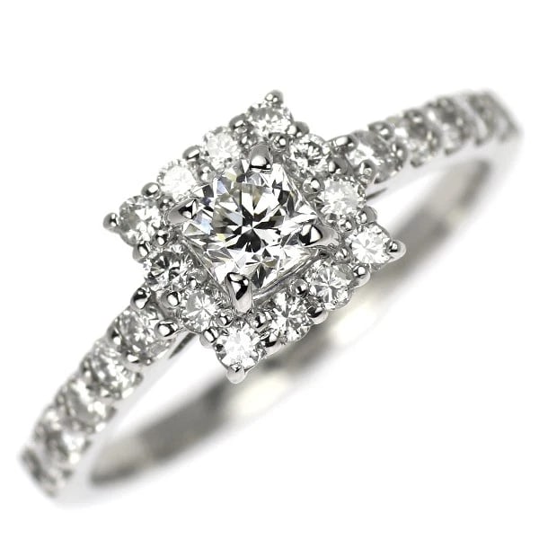 PT950 FLEMISH CUT DIAMOND RING: Pt950 Flemish Cut Diamond Ring Brand: None Type/Style: Ring Material: Pt950, Main Stone Natural Color: Pt Size: 6 US Accessories: None Accessories Notice: When purchasing pre-owned goods, please