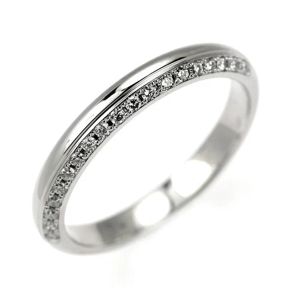 PT900 DIAMOND RING: Pt900 Diamond Ring Brand: None Type/Style: Ring Material: PT900, Main Stone Natural Color: Pt Size: 4.75 - 5 US Accessories: None Accessories Notice: When purchasing pre-owned goods, please refer to