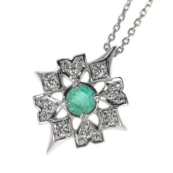 PT900/ PT850 PARAIBA TOURMALINE DIAMOND PENDANT NECKLACE: Pt900/ Pt850 Paraiba Tourmaline Diamond Pendant Necklace Brand: None Type/Style: pendant necklace Material: Pt900, Main Stone Tourmaline Color: Pt Size: Chain Length ?44 cm Accessories: None