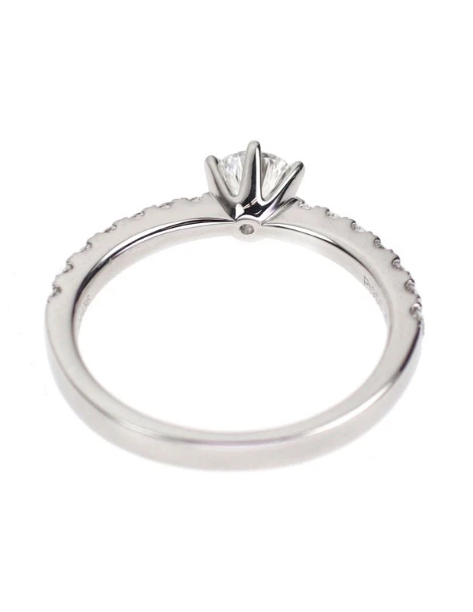 ROYAL ASHER PT950 DIAMOND RING - 2