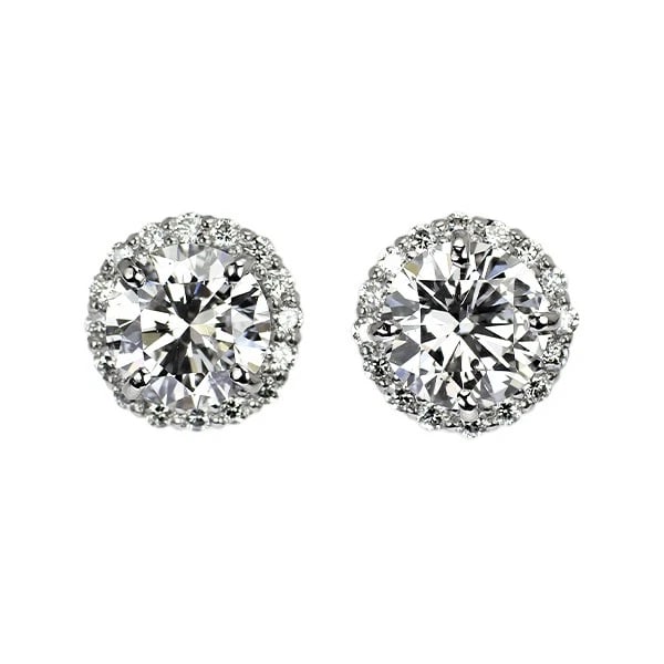 PT950/ PT900 DIAMOND STUD EARRINGS: Pt950/ Pt900 Diamond Stud Earrings Brand: None Type/Style: piercing Material: Pt950/ Pt900, Main Stone Natural Color: Pt Size: Length/Width/Diameter 8.4 Accessories: None Accessories Notice: When