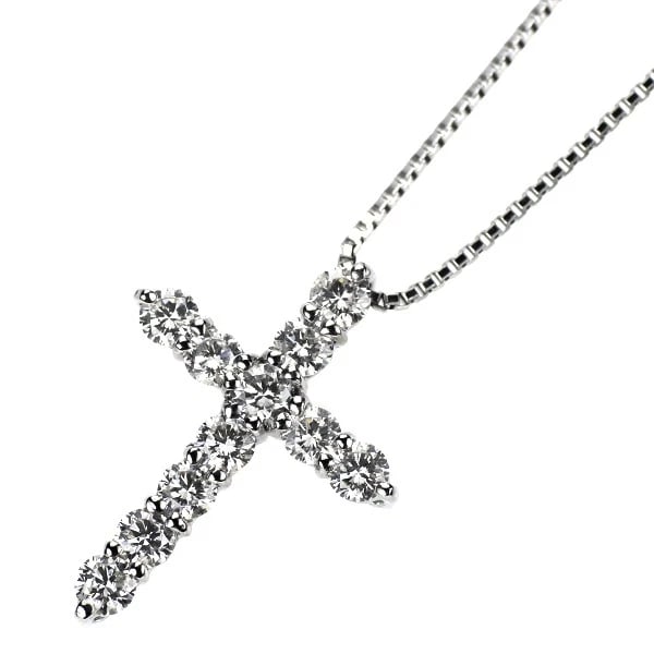 PT900/ PT850 DIAMOND PENDANT NECKLACE: Pt900/ Pt850 Diamond Pendant Necklace Brand: None Type/Style: pendant necklace Material: Pt900/ Pt850, Main Stone Natural Color: None Size: Chain Length 45 Accessories: None Accessories Notice: When