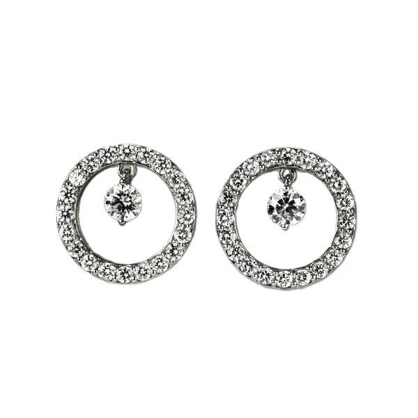 PT900 DIAMOND EARRING: Pt900 diamond earring Brand: None Type/Style: piercing Material: Pt900, Main Stone Natural Color: Pt Size: Length/Width/Diameter 16.2 Accessories: None Accessories Notice: When purchasing pre-owned