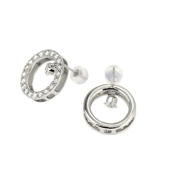 PT900 DIAMOND EARRING - 2