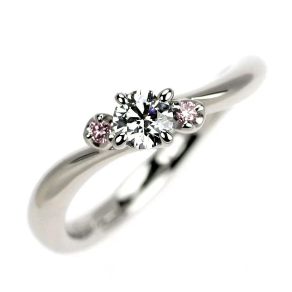 PT950 DIAMOND NATURAL PINK DIAMOND RING: Pt950 Diamond Natural Pink Diamond Ring Brand: None Type/Style: Ring Material: Pt950, Main Stone Natural Color: Pt Size: 4 US Accessories: None Accessories Notice: When purchasing pre-owned goods,