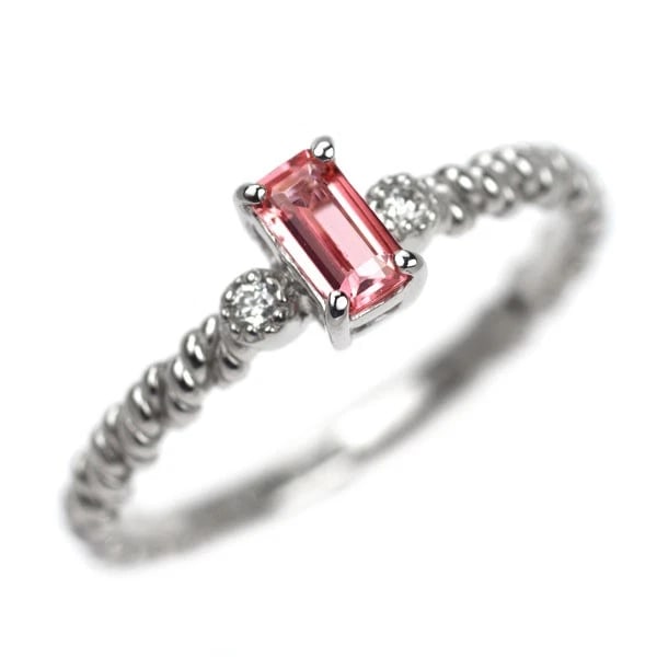 PT950 NIGERIAN VEILINENITE DIAMOND RING: Pt950 Nigerian Veilinenite Diamond Ring Brand: None Type/Style: Ring Material: Pt950, Main Stone Natural Color: Pt Size: 4.5 US Accessories: None Accessories Notice: When purchasing pre-ow