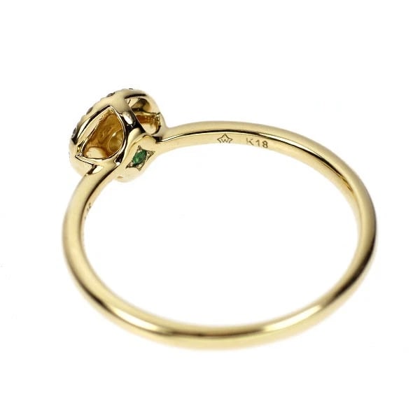 K18YG DIAMOND RING - 2