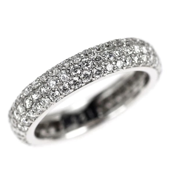 PONTE VECCHIO K18WG DIAMOND RING: Ponte Vecchio K18WG Diamond Ring Brand: Pontevecchio Type/Style: Ring Material: K18WG, Main Stone Natural Color: WG Size: 4.5 US Accessories: None Accessories Notice: When purchasing pre-owned goods,