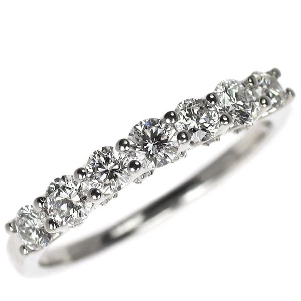 PT950 DIAMOND RING ONE LETTERBY: Pt950 diamond ring one letterBY Brand: None Type/Style: Ring Material: Pt900, Main Stone Natural Color: None Size: 7.25 US Accessories: None Accessories Notice: When purchasing pre-owned goods,