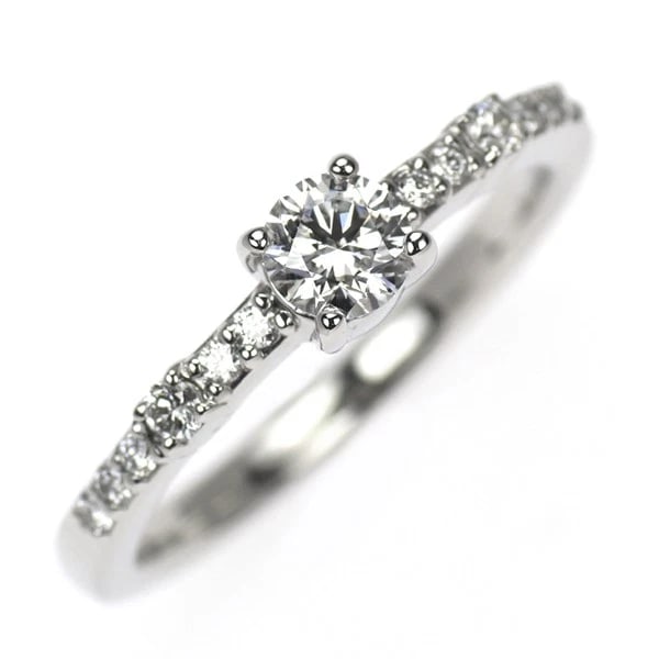 PT950 DIAMOND RING: Pt950 diamond ring Brand: None Type/Style: Ring Material: Pt950, Main Stone Natural Color: None Size: Accessories: None Accessories Notice: When purchasing pre-owned goods, please refer to the photos