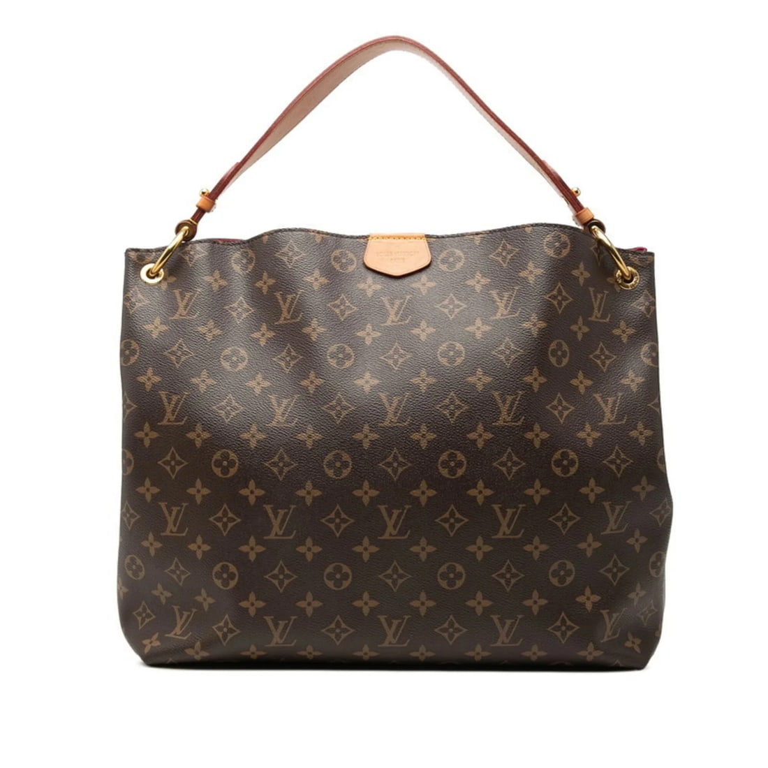 LOUIS VUITTON MONOGRAM GRACEFUL MM ONE-SHOULDER BAG: Louis Vuitton Monogram Graceful MM One-Shoulder Bag Brand: Louis Vuitton Type/Style: Shoulder bag Material: PVC , Leather Color: Brown Size: (HxWxD) 30cm x 35.5cm x 13.5cm / 11.81'' x 13.97'' x 5.31''